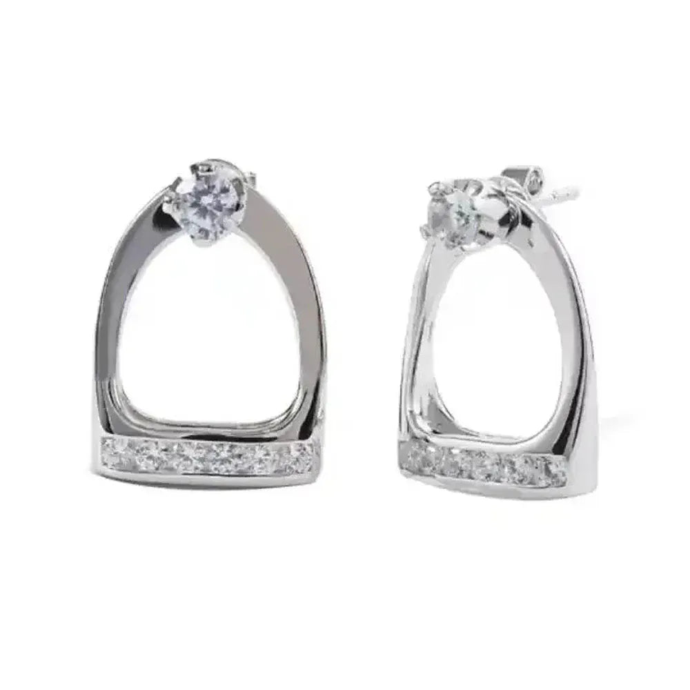 Boucles d'oreilles Mors de cheval en argent 925