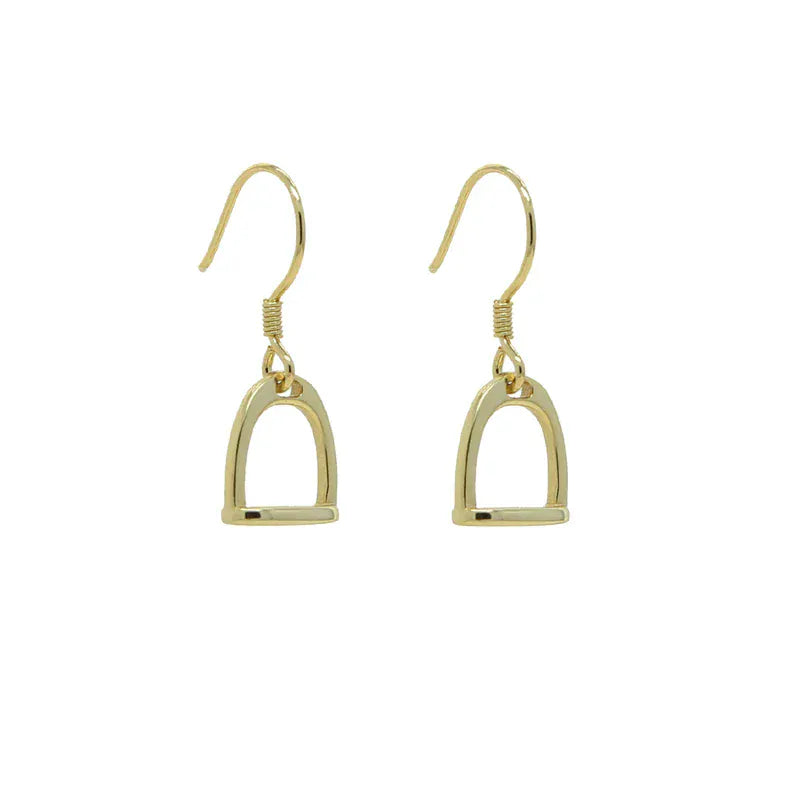 Boucles d'oreilles étrier argent