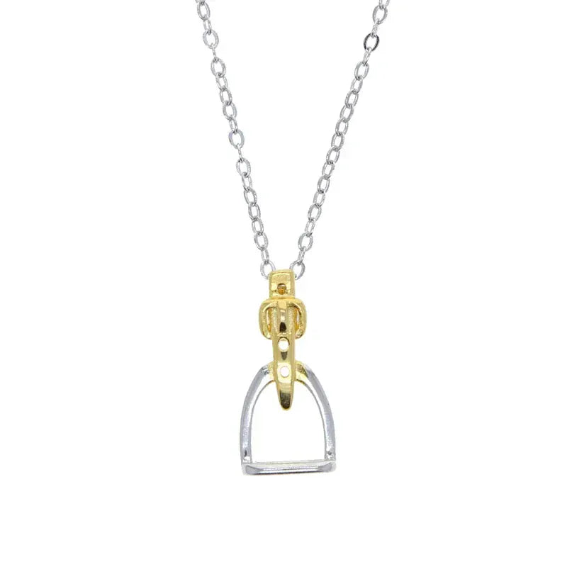 Collier étrier en argent