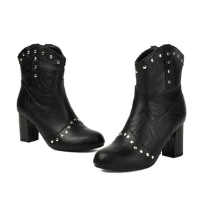 Cowgirl-Ankelboots med Nitar