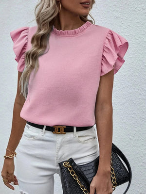 Ärmlös blus dam
