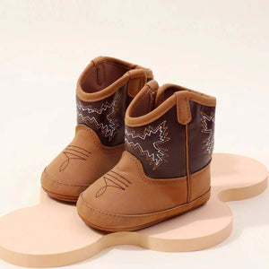 Baby cowboy boots mjukt foder halkfri