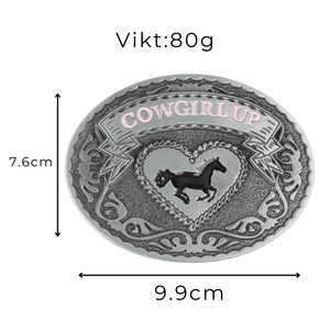 Bältespänne Cowgirl Up