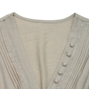 Beige klänning maxi