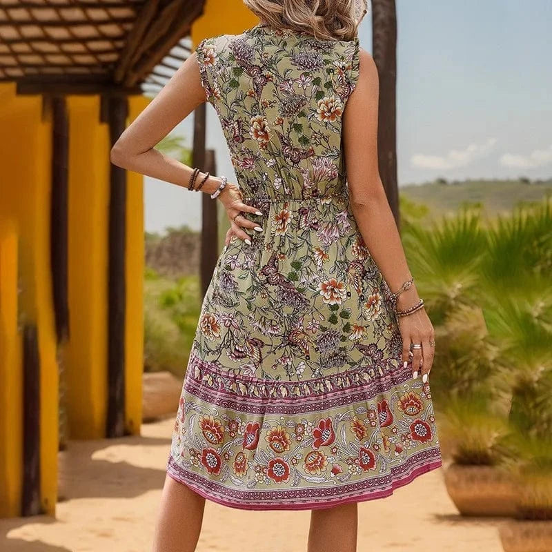 Boho chic klänning