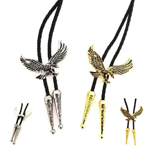 Bolo tie med örn i zinklegering
