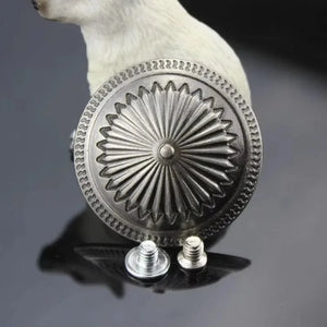 Concho Antiksilver Daisyformad Antiksilver / 37mm