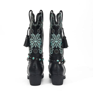 Cowboy skor svarta boots