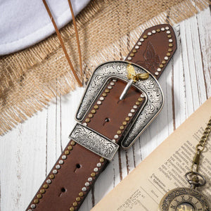 Cowboybälte gravyrspänne