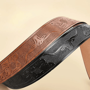 Cowboybälte klassiskt hästspänne
