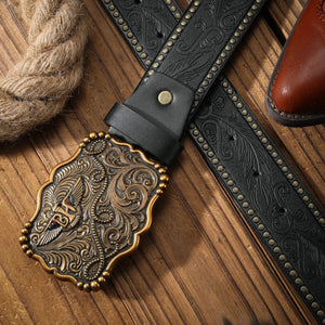 Cowboybälte präglad gravyr