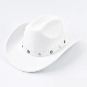Cowboyhatt för tjej Vit / 56-58cm