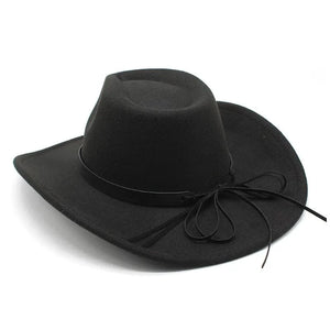 Cowboyhatt i filt med stjärnband