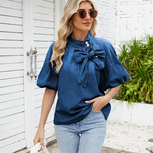 Denim blus