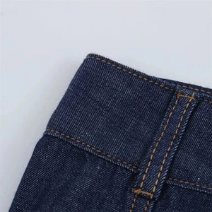 Lång Omlottkjol i Jeans