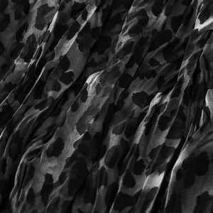Leopard kjol lång