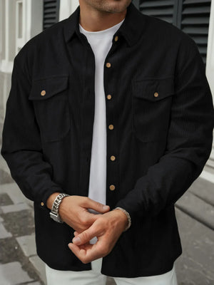 Overshirt jacka Svart / S