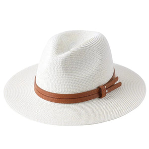 Panama cowboyhatt i strå Offwhite 1 / 59cm