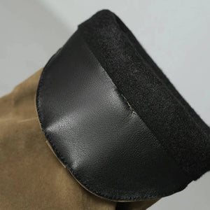 Slouchiga Cowboyboots i Mocka för Dam