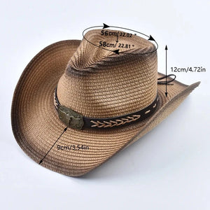 Strå cowboyhatt