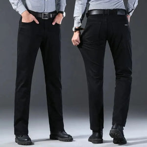 Svarta jeans herr straight