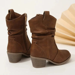 Cowboyboots barn med elegant rynkad design