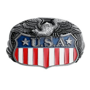 USA Bältesspännen Patriotiska Motiv USA-emblem