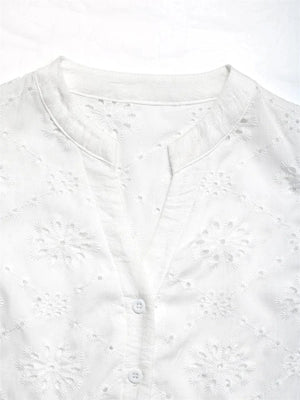 Vit ärmlös blus