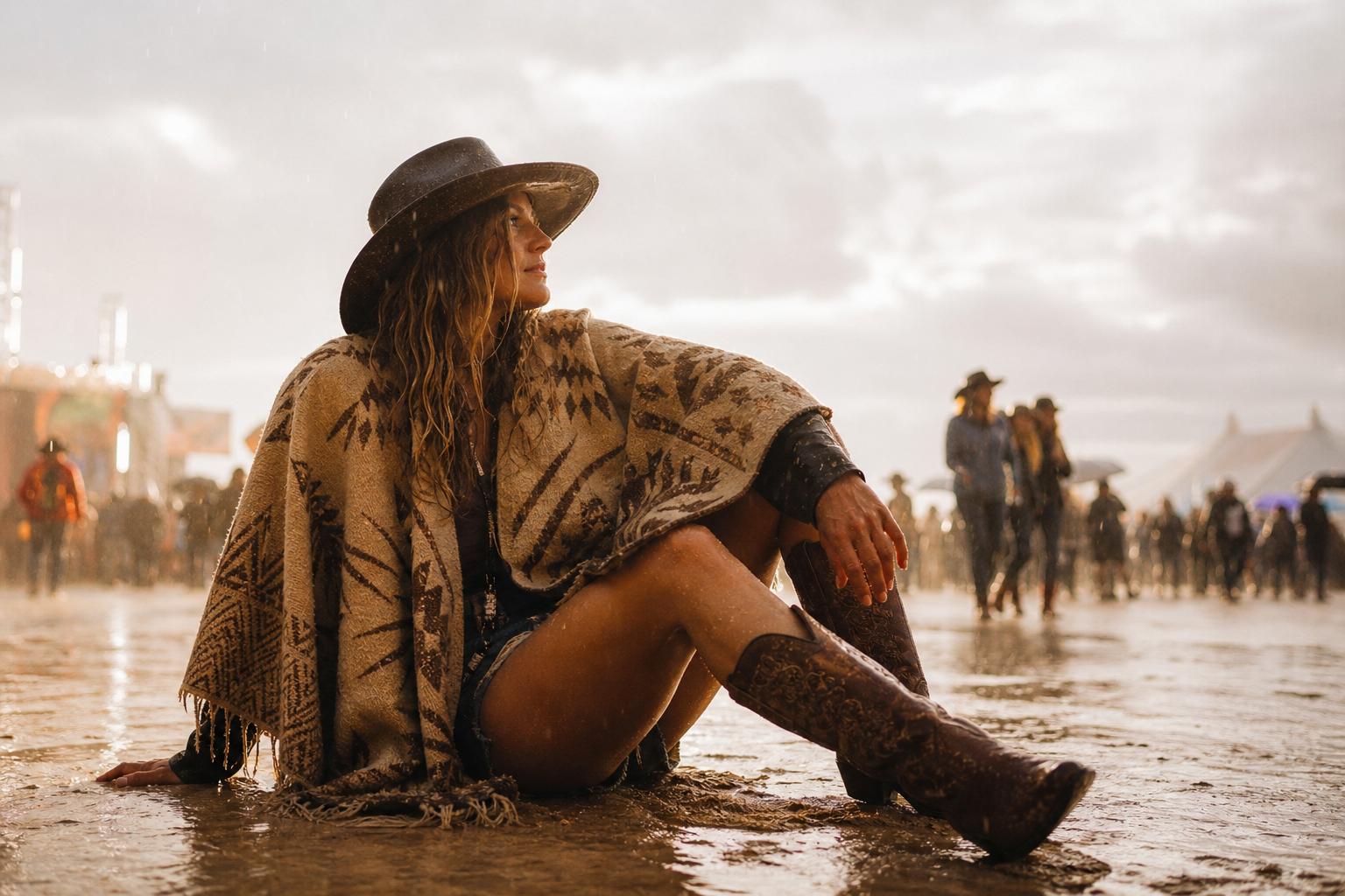 Tenue country festival sous la pluie : rester stylish et au sec