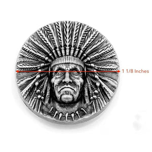 Antik concho indianhövding