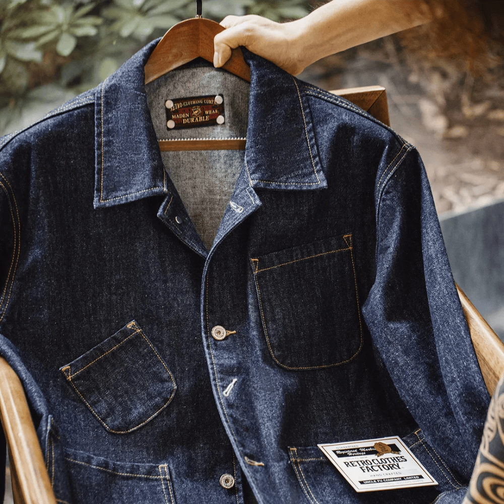 Arbets jacka jeans herr
