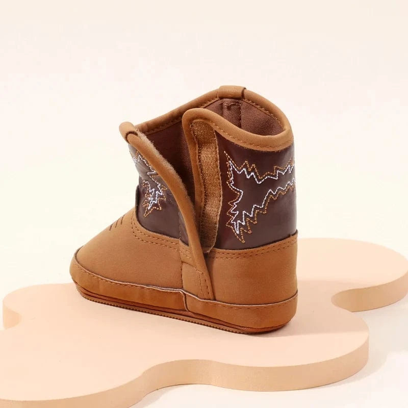 Baby cowboy boots mjukt foder halkfri