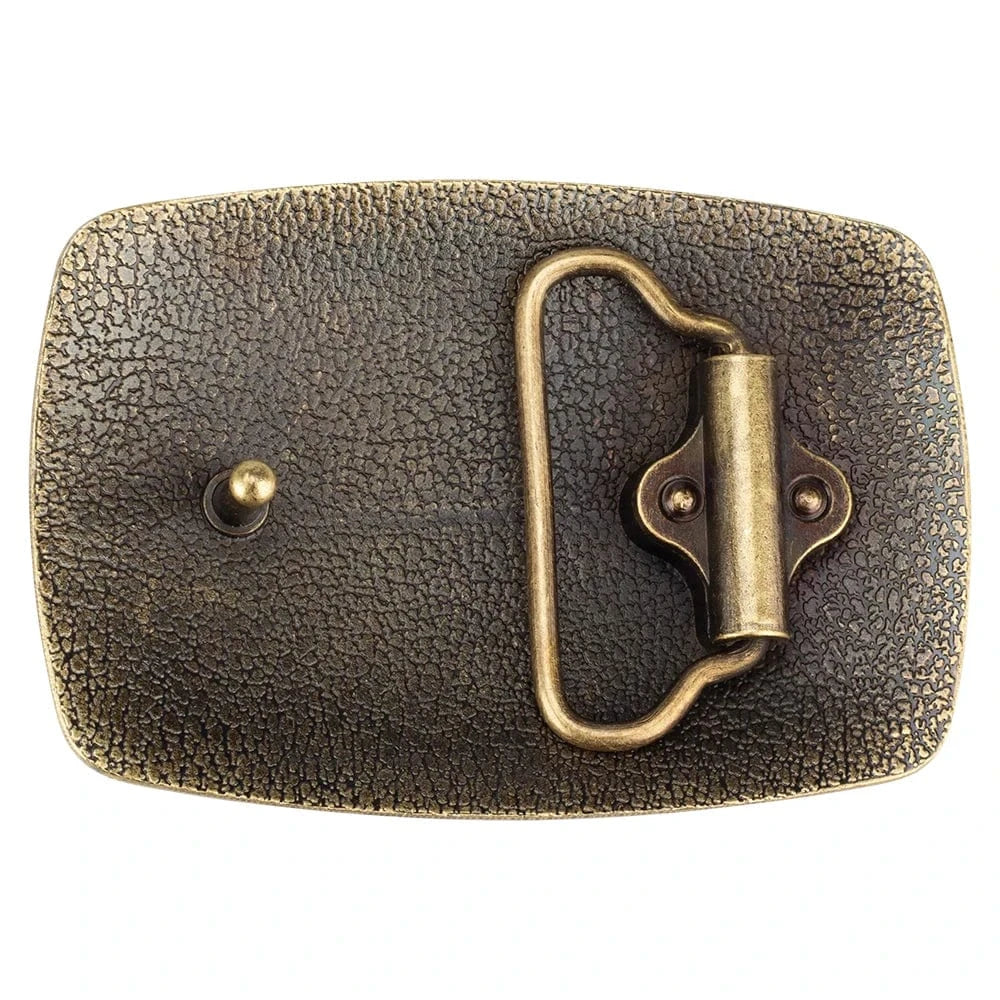 Bältespänne western turkos mönster vintage
