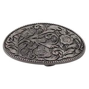 Bältesspänne Blommig Gravyr