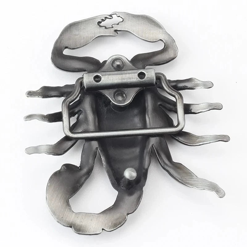 Bältesspänne Skorpion i metall Silver
