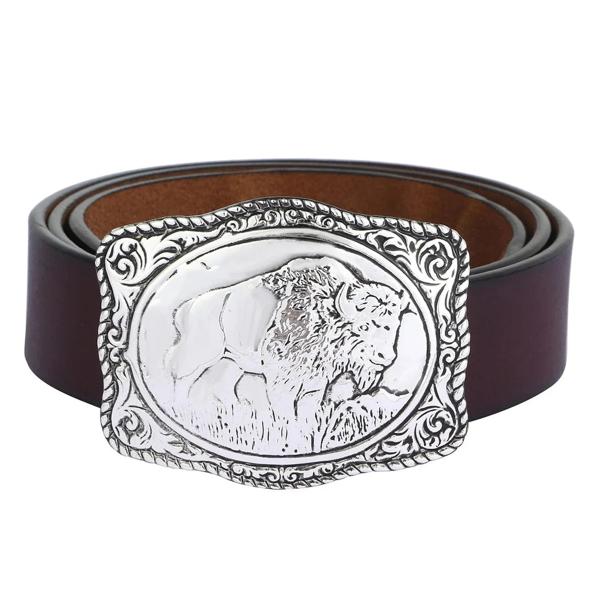 Bison Bältesspänne Silver Silver