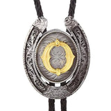 Bolo tie med bokstavsemblem A–Z Silver O