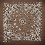 Brun Paisley Bandana Brun