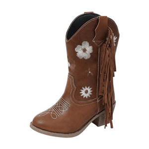 Bruna Cowboyboots för Flickor Brun / 28