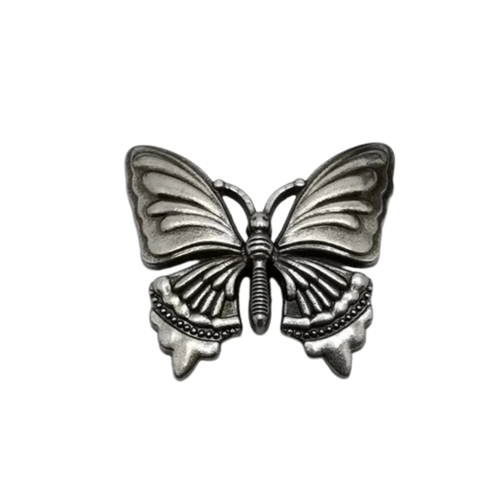 Concho i antiksilver fjärilsformad Antiksilver