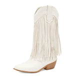 Cowboy boots mocka dam Vit / 36