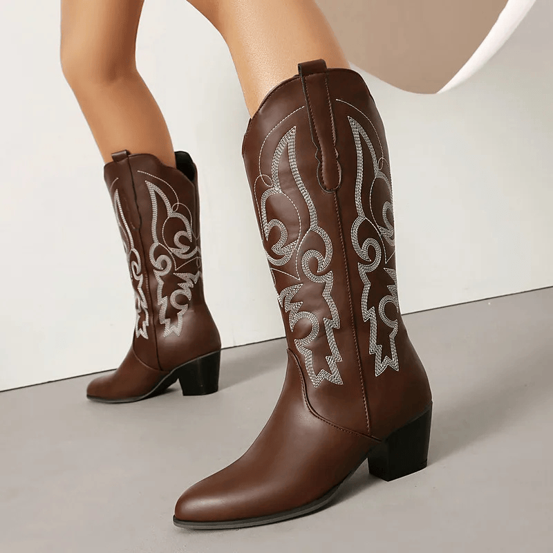 Cowboy boots skinnimitation
