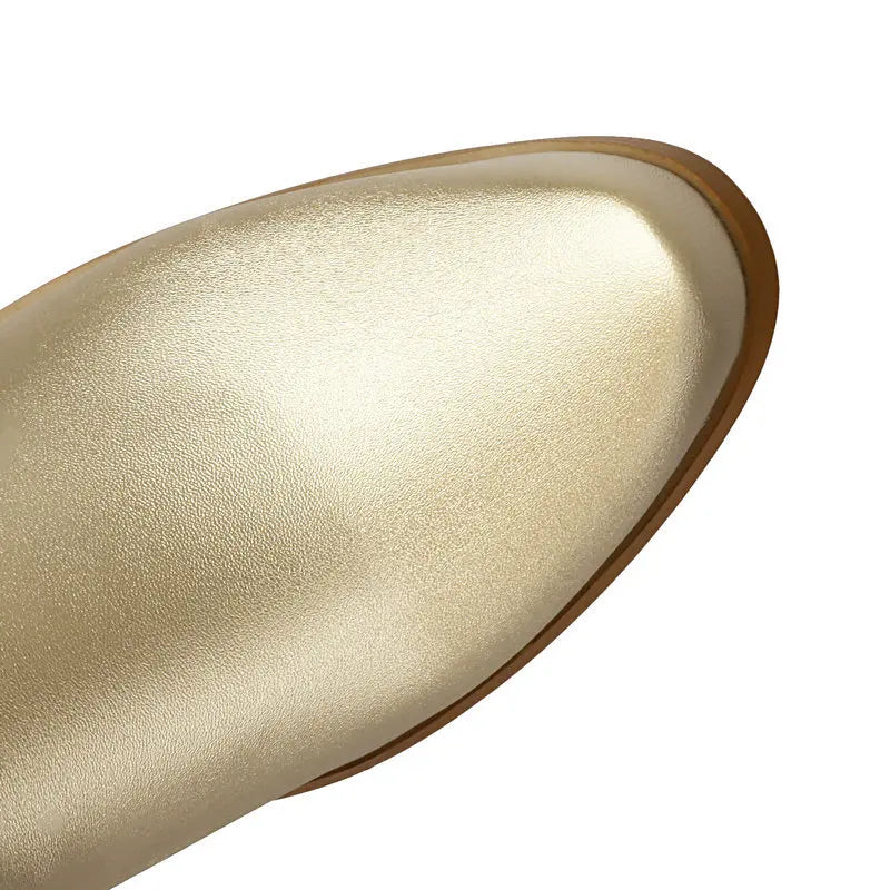 Cowboyboots med glittrande fransar