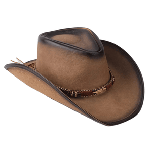 Cowboyhatt skinn 10 / 58cm