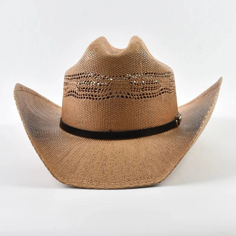 Cowboyhatt stickat