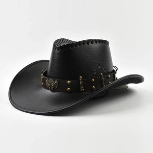 Cowboyhatt XXL Svart / One Size