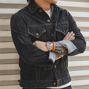 Denim jacka herr