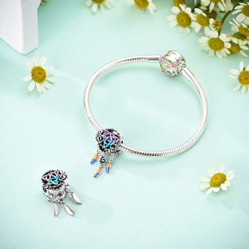 Drömfångare Berlock Silver Flerfärgad