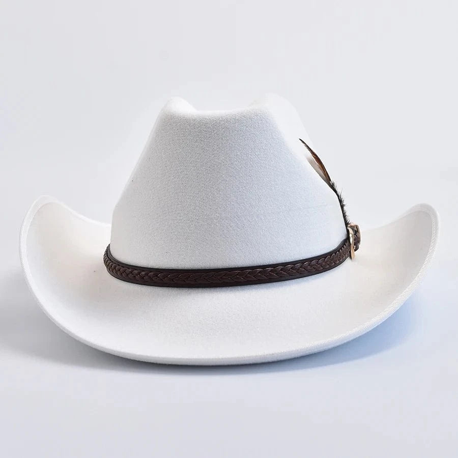 Elegant Cowboyhatt i Mjuk Filt