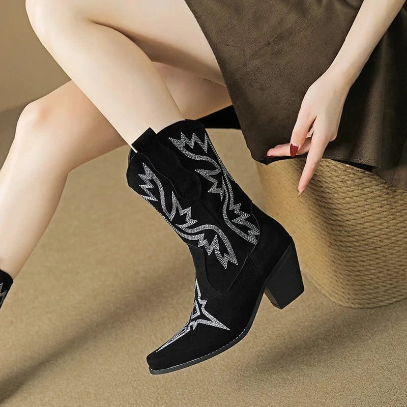 Cowboy boots mocka
